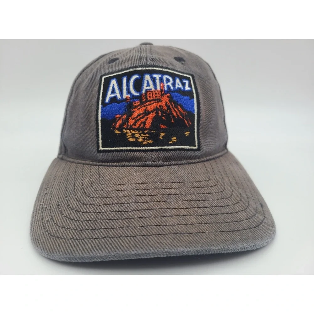 Vtg Alcatraz Island Prison Golden Gate National Parks Ouray (Fits Small) Hat Cap